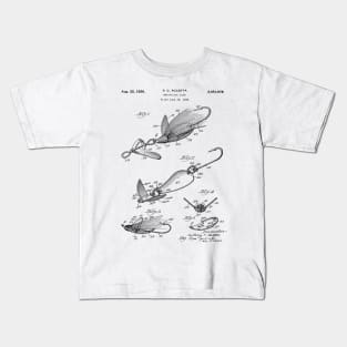 1936 Patent Blueprint - Fishing Lure Kids T-Shirt